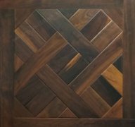 Linear Parquet - SMP017 Brown Color Black Walnut Art Parquet Flooring Solid Wood FLooring